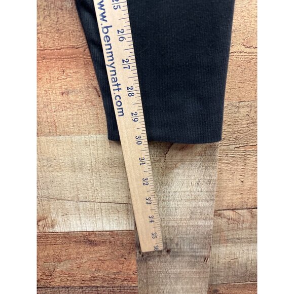 Black Jogger Sweatpants W/Drawstring & Pockets By Go Happy Fit Elastic Waistband - Picture 2 of 8